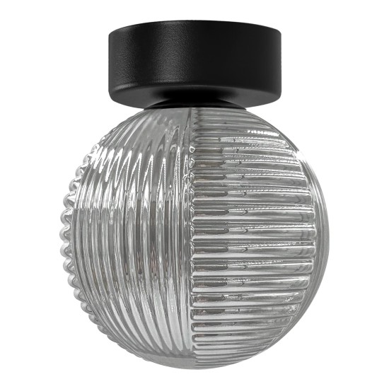 KAJA CEILING LAMP FADO GLASS GRAPHITE 1XG9 Ø12 K-5691