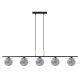 KAJA CHANDELIER FADO GLASS GRAPHITE 5XG9 Ø12 K-5693