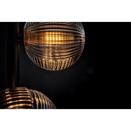KAJA FLOOR LAMP MONZA GLASS Ø12 GRAPHITE 5XG9 K-5705