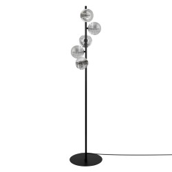 KAJA FLOOR LAMP MONZA GLASS Ø12 GRAPHITE 5XG9 K-5705