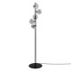 KAJA FLOOR LAMP MONZA GLASS Ø12 GRAPHITE 5XG9 K-5705