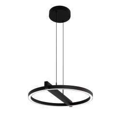 KAJA PENDEL TIVOLI BLACK METAL 24W LED 2880Lm Ø44K-8230