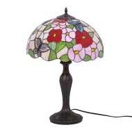 LAMPĂ DE MASĂ KAJA TIFFANY BUTTERFLY STICLA E27 K-G161386