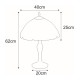 KAJA TABLE LAMP  TIFFANY PAPI GLASS E27 K-G162166
