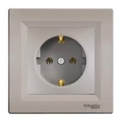 SCHNEIDER ASFORA МЕХАНИЗЪМ КОНТАКТ С ДЕТСКА ЗАЩИТА  БРОНЗ 16A EPH2900269