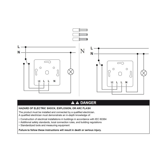 SCHNEIDER ASFORA  ДИМЕР ДЕВИАТОР LED 3-370W КРЕМ EPH6870123