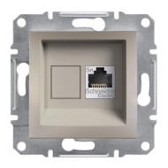 SCHNEIDER ASFORA РОЗЕТКА КОМПЮТЪРНА RJ45 Cat.5 UTP БРОНЗ EPH4300169