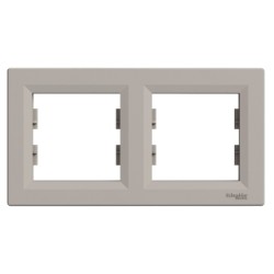 SCHNEIDER ASFORA 2 GANG FRAME EPH5800269