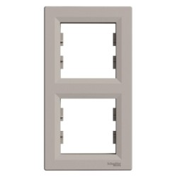 SCHNEIDER ASFORA 2 GANG FRAME EPH5810269