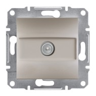 SCHNEIDER ASFORA РОЗЕТКА TV КРАЙНА 1dB БРОНЗ EPH3200169