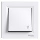 SCHNEIDER ASFORA PUSHBUTTON 1POLE LAMP SYMBOL 10A WHITE EPH0900121