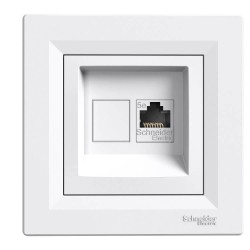 SCHNEIDER ASFORA DATA SOCKET Rj45 Cat5 UTP WHITE EPH4300121