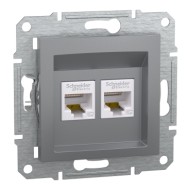 SCHNEIDER ASFORA DATA SOCKET 2XRJ45 Cat.5 UTP EPH4400162