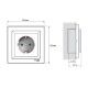 SCHNEIDER ASFORA WHITE  SINGLE SOCKET SHUTTERS OUTLET 2P+E 16A EPH2900221