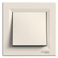 SCHNEIDER ASFORA SWITCH 1POLE 10A CREAM EPH0100123