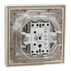 SCHNEIDER ASFORA  ДВОЕН КЛЮЧ СХ.5 КРЕМ 10A EPH0300123 