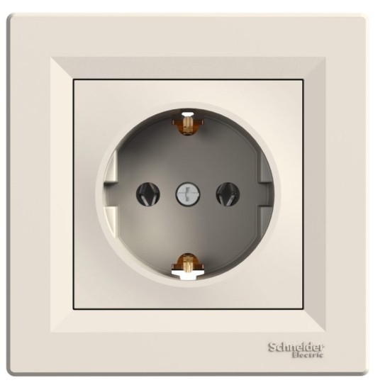 SCHNEIDER ASFORA КОНТАКТ ШУКО 2P+E 16A КРЕМ EPH2900123