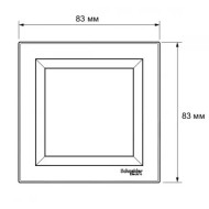 SCHNEIDER ASFORA ЕДИНИЧНА РАМКА КРЕМ EPH5800123