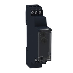 TIMER MULTIFUNCȚIONAL Releu de timp RE17RAMU, temporizare activată, 24VDC, 24~240VAC, 0.1s-100h, NO+NC, 8A/250VAC
