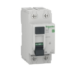 Easy9 RCCB XP 2P tip AC 30 mA 25A