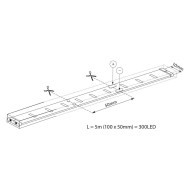 VIVALUX LED ЛЕНТА MEGA LED ∙ SMD 5050 ∙ 6400K ∙ 5М