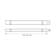 VIVALUX LED ОСВЕТИТЕЛНО ТЯЛО ATICO LED 36W 1200 MM 4000K IP65