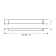 VIVALUX LED ОСВЕТИТЕЛНО ТЯЛО VEGA LED 60W 1200 MM 4000K IP65