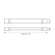 VIVALUX LED ОСВЕТИТЕЛНО ТЯЛО VEGA LED 70W 1500 MM 4000K IP65