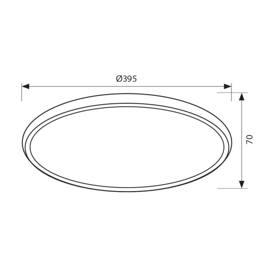 VIVALUX LED LIGHTING FIXTURE MULTIFUNCTIONAL HERA LED 36W 3000-6400K
