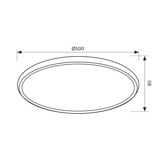 VIVALUX LED LIGHTING FIXTURE MULTIFUNCTIONAL HERA LED 60W 3000-6400K