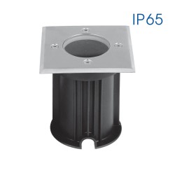 VIVALIX ОСВЕТИТЕЛНО ТЯЛО ORADEA/SQ 1 X GU10 НИКЕЛ МАТ IP65