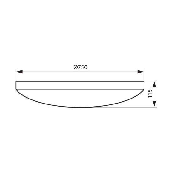 VIVALUX LED LIGHTING FIXTURE MULTIFUNCTIONAL CELINE LED 100W 3000-6400K