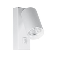 VIVALUX WALL SPOTLIGHT WITH SWITCH SP706 LUX ∙ WHITE ∙ GU10