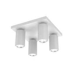 VIVALUX СПОТ ЗА ТАВАН SP714-4SQ WH LUX ∙ БЯЛ ∙ 4XGU10