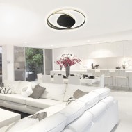 VIVALUX LED LIGHTING FIXTURE ODEON LED 38W BLACK VIV004610