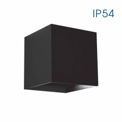 VIVALUX APLICE EXTERIOR LUMINAIRE STARK LED  2 X 3W SQ  BLACK  4000K  IP54