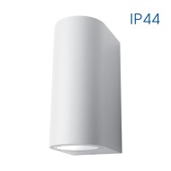 VIVALUX  FACADE LIGHTING UNIT PORTO/R  2 X GU10  WHITE  IP44 VIV004667