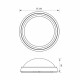 VIVALUX APLICE EXTERIOR LUMINAIRE POLKA LED ∙ 18W ∙ ALB ∙ 4000K ∙ IP54 VIV004743