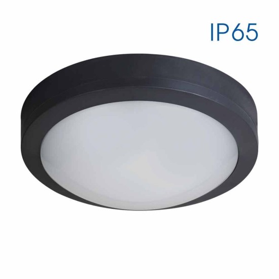 VIVALUX  LED CEILING LIGHT MEZZO/R LED ∙ 18W ∙ BLACK ∙ 4000K ∙ IP65 VIV004745