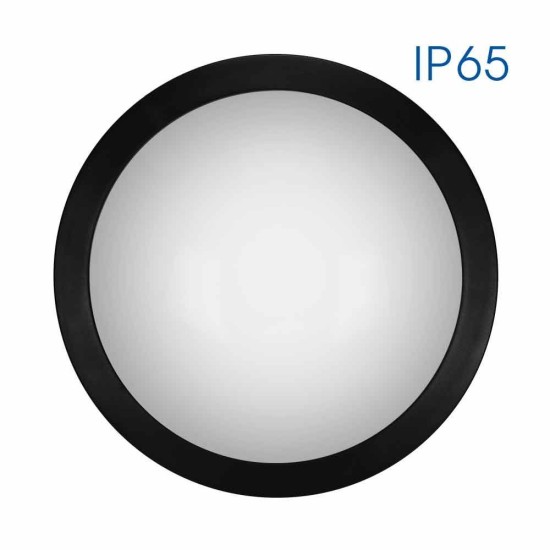 VIVALUX  LED CEILING LIGHT MEZZO/R LED ∙ 18W ∙ BLACK ∙ 4000K ∙ IP65 VIV004745