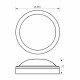 VIVALUX  LED CEILING LIGHT MEZZO/R LED ∙ 18W ∙ BLACK ∙ 4000K ∙ IP65 VIV004745