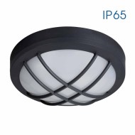 VIVALUX  LED CEILING LIGHT MEZZO/X LED ∙ 18W ∙ BLACK ∙ 4000K ∙ IP65 VIV004746 