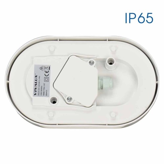 VIVALUX ВЪНШНА LED ПЛАФОНИЕРА DOLCE/O LED ∙ 11W ∙ БЯЛ ∙ 4000K ∙ IP65 VIV004751