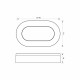 VIVALUX  LED CEILING LIGHT DOLCE/O LED ∙ 11W ∙ BLACK ∙ 4000K ∙ IP65 VIV004752