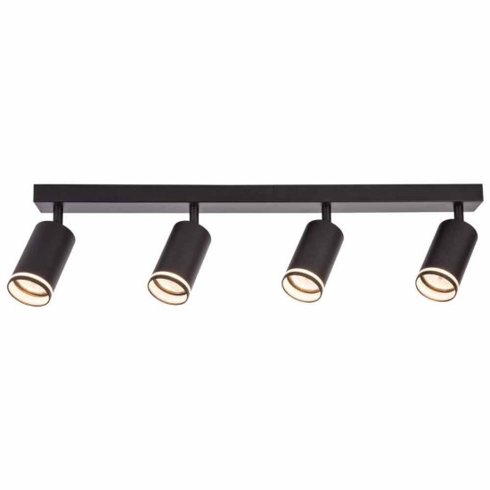 VIVALUX LINEAR CEILING SPOT SP734-4L BK KING ∙ BLACK ∙ 4XGU10