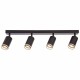 VIVALUX LINEAR CEILING SPOT SP734-4L BK KING ∙ BLACK ∙ 4XGU10