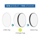 VIVALUX LED ПЛАФОН С ДВА РИНГА SIRI LED 24W 4000K IP44 VIV004810