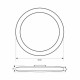 VIVALUX LED ПЛАФОН С ДВА РИНГА SIRI LED 24W 4000K IP44 VIV004810