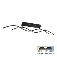 VIVALUX LED LIGHTING FIXTURE SOLUT LED 27W BLACK CCT-switch VIV004859
