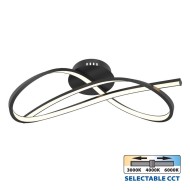 VIVALUX LED LIGHTING FIXTURE MIRAGE LED 33W BLACK CCT-switch VIV004862